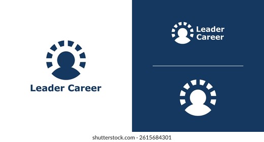 logo design combination circle and human,logo design career people symbol,icon,idea,creative.