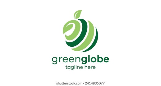 logo design combination of global shapes with dresses, simple logo design.