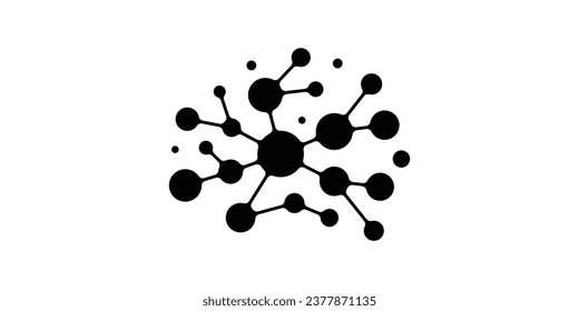 The logo design is a combination of a human shape with connected dots.