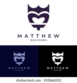 Logo-Design mit kombiniertem Buchstaben M und T. minimalistisches Logo
