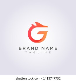 Logo Design combination of the letters G J and planes for Business or Your Brand.