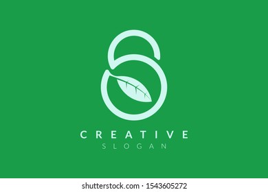 Logo design is a combination of padlock and leaf shape. Minimalist and modern vector design suitable for community, business, and product brands.
