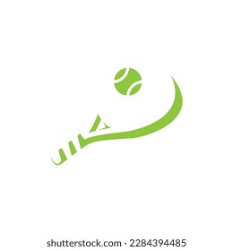 The logo design is combination racket and tennis ball