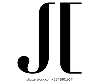 El diseño del logo combina la letra "J" y la letra "I" en un diseño sencillo pero lujoso.