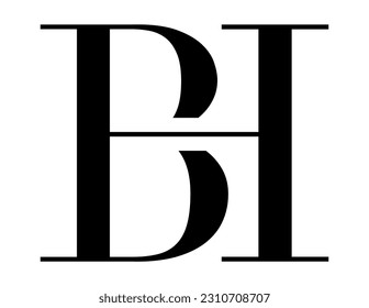 The logo design combines the letters "B" and the letter "H" into a simple but luxurious design.