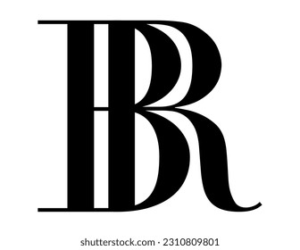 The logo design combines the letters "B" and the letter "R" into a simple but luxurious design.