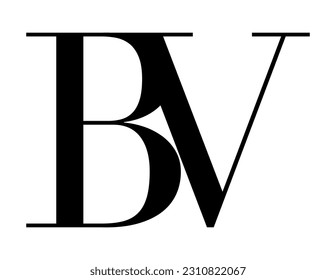 El diseño del logotipo combina las letras "B" y "V" en un diseño sencillo pero lujoso.