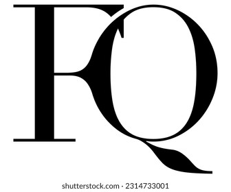 The logo design combines the letters "F" and the letters "Q" into a simple but luxurious design.