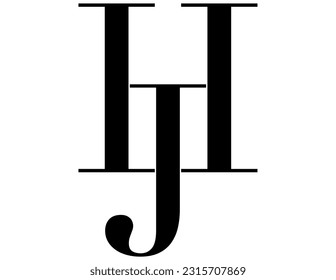 The logo design combines the letters "H" and the letters "J" into a simple but luxurious design.