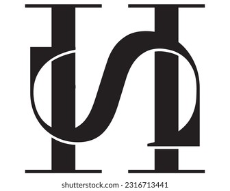 The logo design combines the letters "H" and the letter "S" into a simple but luxurious design.