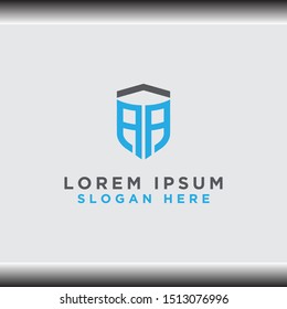 logo design for companies, Inspiration from the initial letters of the AA logo icon. - Vector