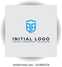 logo design for companies, Inspiration from the initial letters of the BA logo icon. - Vector