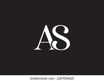 AS Logo-Design und Firmenlogo