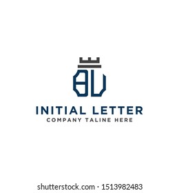logo design for the company, Inspiration from the initial letters of the BV logo icon. - Vector