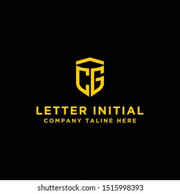 logo design for the company, Inspiration from the initial letters of the CG logo icon. - Vector
