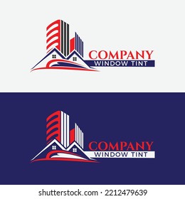 Logo Design For A Company Providing Window Tinting Services For Cars, Residential And Commercial Buildings