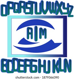 logo design - complete with alphabetical letters