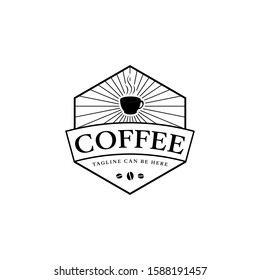 Logo design concept about coffee shop idea