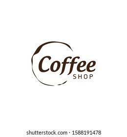Logo design concept about coffee shop or cafe