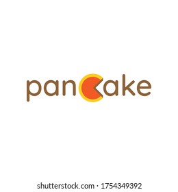 Logo design concept about pancake in vector file. vintage bakery logo Ideas. Inspiration logo design. Template Vector Illustration. Isolated On White Background