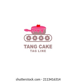 Logo design concept about pancake, pan and cake in vector file. vintage bakery logo Ideas. Inspiration logo design. Template Vector Illustration. Isolated On White Background