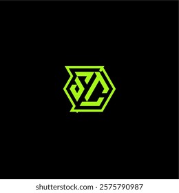 logo design concept cool and dynamic monogram SC esport gaming initial letter