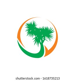 Logo design concept for nature