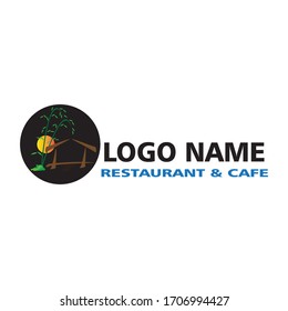 Logo design concept of restaurant vector illustration