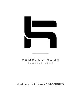 Logo design concepts from letters,  simple idea logo , combinations of letters - vector