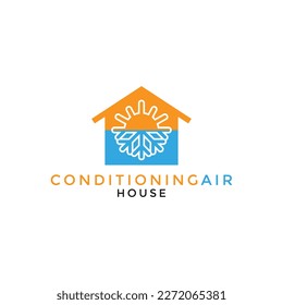 Logo design conditioning air house