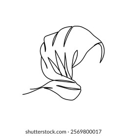 logo design continuous line hijab women