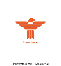 LOGO design.
cool eagle emblem business logo
