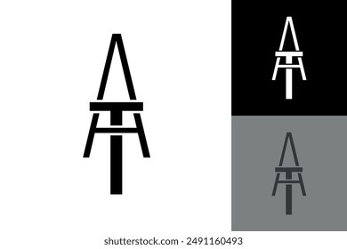 Logo design created using the letters ac