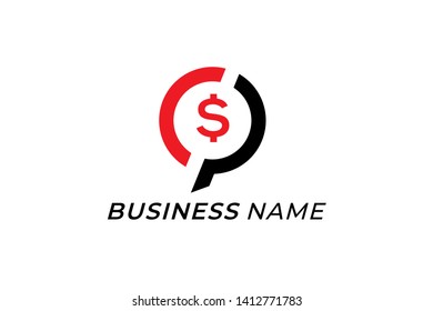 logo design creative dollar letter S