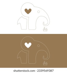 logo design creative elephant icon vector illustration inspiration,Vector drawn elephant icon.Elephant Flat logo,Red elephant symbol,Elephant logo design Premium Vector.