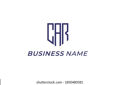 letra de diseño de logotipo C y R