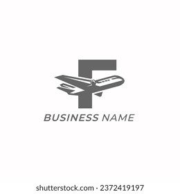 Logo Design Creative Brief F und Flugzeug