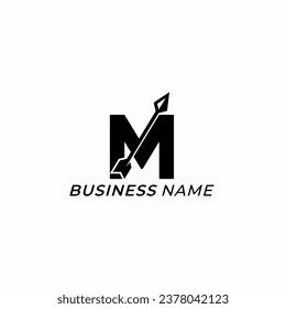Logo-Design-Kreativbrief M und Bogenschützen