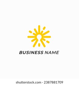 logo design creative light glow