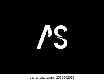 AS Logo Design Creative and Modern Logo Design