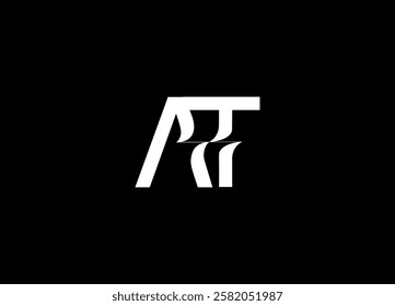 AT Logo Design Creative and Modern Logo Design