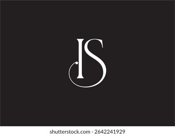 IS Logo Design Creative and Modern Logo Design