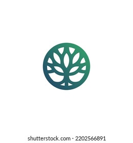 logo design creative modern tree roots