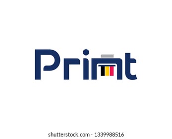 logo design creative print and colour