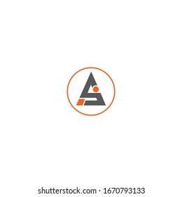 AS logo design and creative sign