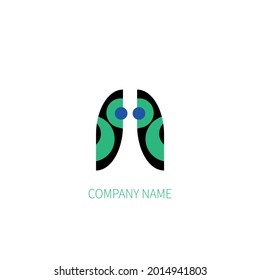 logo design creative vector art green and blue
