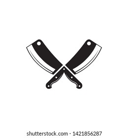 Logo design of cross cutting knife