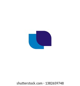 logo design of D abstract
