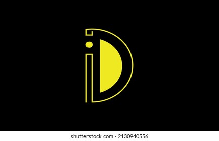 Logo Design With I and D Letter, D letter logo, I letter Logo