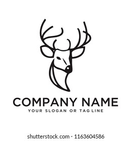 logo design deer